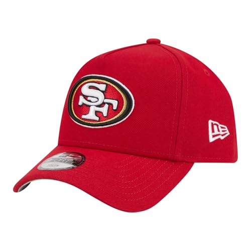 New Era Youth Scarlet San Francisco 49ers 9FORTY A-Frame Adjustable Hat
