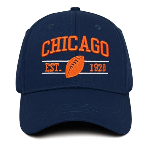 Sports Fan Trucker Hat for Men Women Apparel Gifts Costume Embroidered Baseball Cap Merch Stuff, Navy Blue