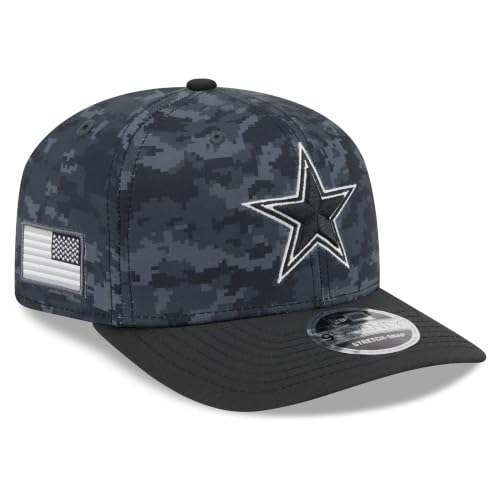New Era Youth Black Dallas Cowboys 2026 Salute to Service 9SEVENTY Adjustable Hat