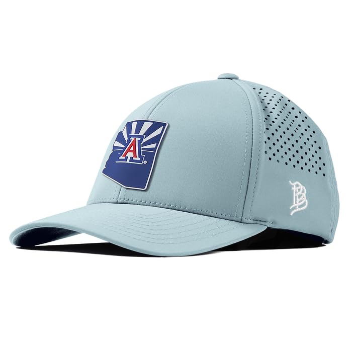 Branded Bills Officially Licensed x Arizona Wildcats Sky Blue Curved Performance The Tucson PVC
