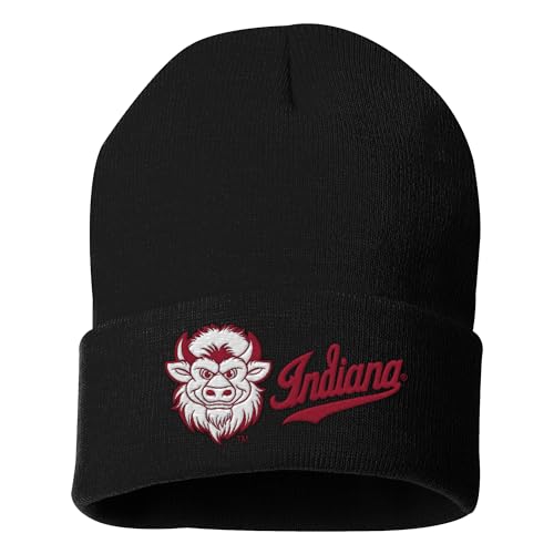 Underground Printing Indiana Secondary Bison Cuffed Beanie - OS - Black
