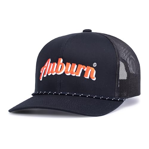 Pacific Headwear NCAA Auburn Men's Trucker Snapback Braid Cap OS
