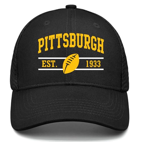 Kneenow Sports Fan Baseball Cap Classic Meshback Hat for Men Women Apparel Gifts Merch Gear, Black