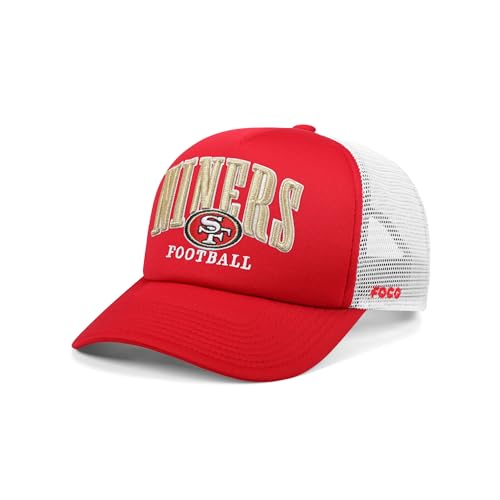 FOCO San Francisco 49ers NFL Foam Trucker RF Cap Team Color