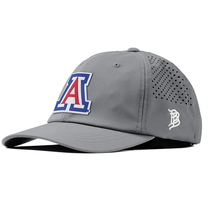Branded Bills Officially Licensed x Arizona Wildcats Slate Performance Dad Hat Arizona Block PVC