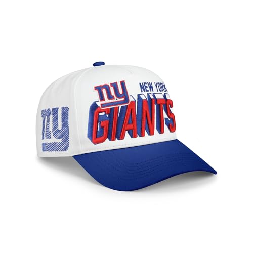 FOCO New York Giants NFL Lineman Marquee RF Cap - White/Royal