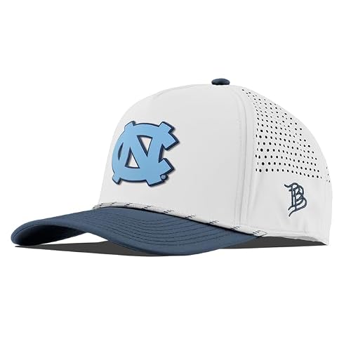 Branded Bills North Carolina Tar Heels 5 Panel Rope, White/Orion