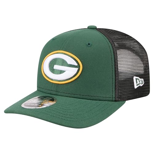 New Era Men's Green Green Bay Packers 9SEVENTY Trucker Adjustable Hat