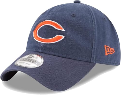 New Era NFL Core Classic 9Twenty Adjustable Hat Cap One Size Fits All (Chicago Bears)