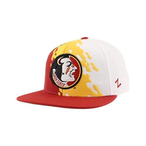 Florida State Seminoles NCAA Officially Licensed Hat Flat Snapback Z11 Retro Paintbrush