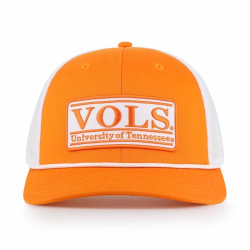 The Game NCAA Adult Elite Everyday Adjustable Mesh Trucker Hat, Mesh Snapback Performance Sweatband & Unisex Fit (Tennessee Volunteers - Orange, Adult Adjustable)