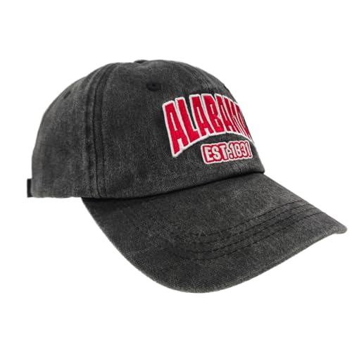 Embroidered Vintage Washed Hat for Men Women，Classic Unisex Adjustable Cotton Fans Baseball Cap