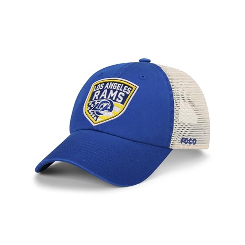 FOCO Los Angeles Rams NFL Americana Patch Casual Trucker Cap Multicolor