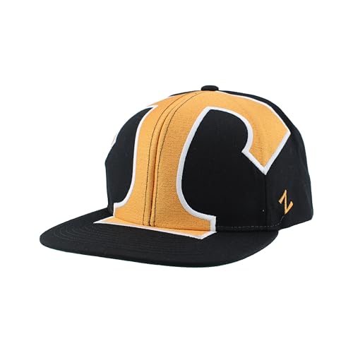 Tennessee Volunteers NCAA Officially Licensed Adjustable Snapback Hat Flat Bill Z11 Retro Over The Top Black