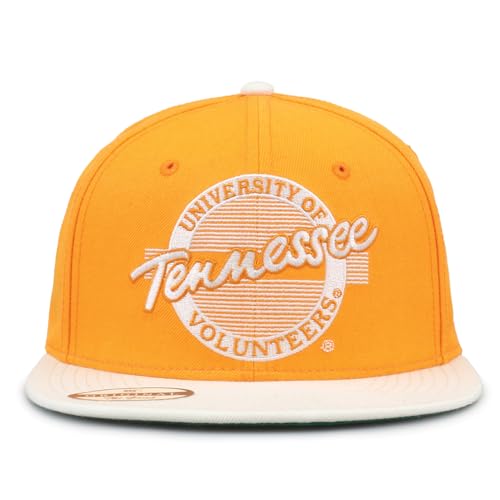 The Game NCAA Licensed Tennessee Volunteers Flat Brim Snapback Hat, University of Tennessee Game Day Hat