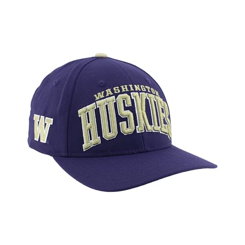 Washington Huskies NCAA Officially Licensed Adjustable Snapback Hat Contender Superstar Team Color