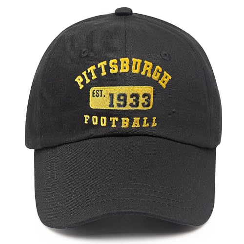 Classic Vintage 3D Embroidered City Hat Adjustable Unisex Baseball Cap Fans Gifts for Men Women