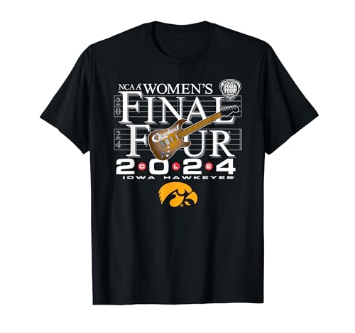 Iowa Hawkeyes Final Four 2024 Women's Basketball Rock T-Shirt