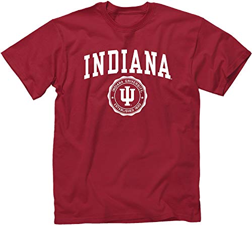 Barnesmith Indiana University Hoosiers Short-Sleeve T-Shirt, Heritage, Cardinal, Medium