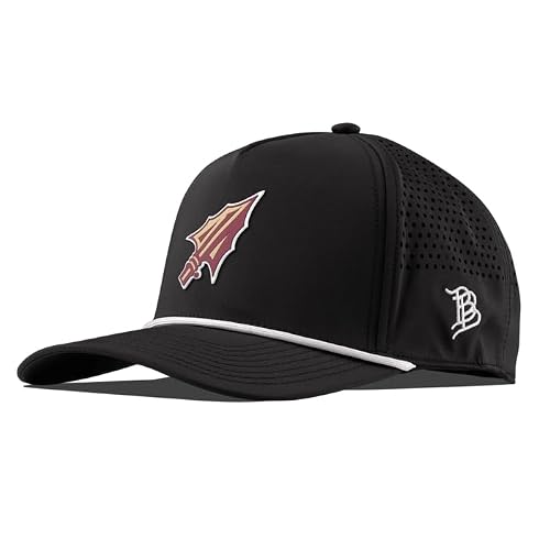 Branded Bills Officially Licensed x Florida State Seminoles Black 5-Panel FSU Spear Tip