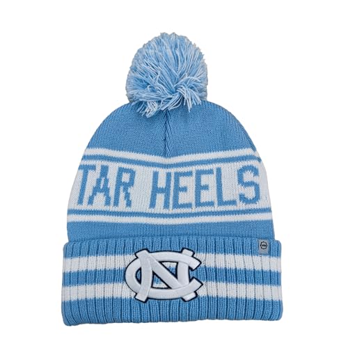 Franchise Club Unisex North Carolina Rally Cry Knit Hat with Pom Blue