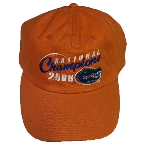 Florida Gators National Champions 2008 Baseball Cap, Orange, Adjustable