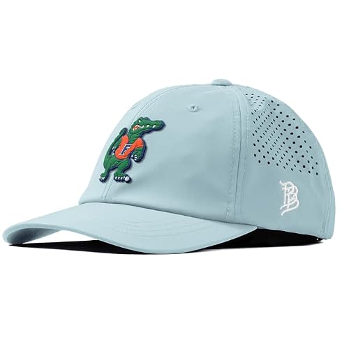 Branded Bills Officially Licensed x Florida Gators Sky Blue Performance Dad Hat Albert The Gator
