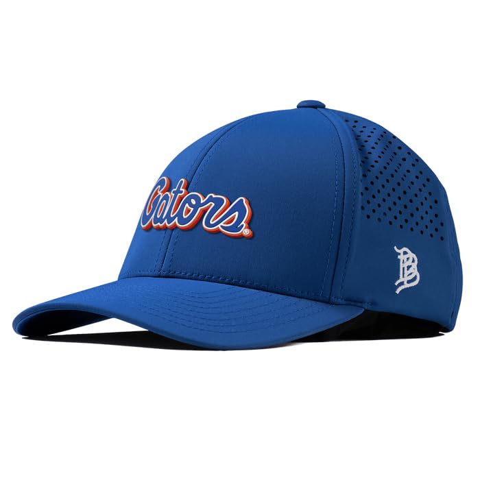 Branded Bills Officially Licensed x Florida Gators Royal Curved Performance Gator Script