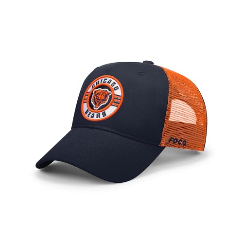 FOCO Chicago Bears NFL Patch Two Tone Trucker Cap Team Color