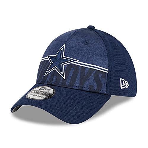 New Era Men's Navy Dallas Cowboys 2023 NFL Training Camp 39THIRTY Flex Fit Hat