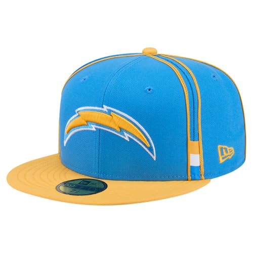 New Era Men's Powder Blue Los Angeles Chargers Soutache 59FIFTY Fitted Hat