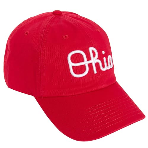 Desert Cactus The Ohio State University Embroidered Baseball Hat (H1)