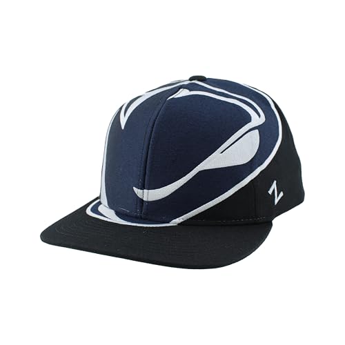 Penn State Nittany Lions NCAA Officially Licensed Adjustable Snapback Hat Flat Bill Z11 Retro Over The Top