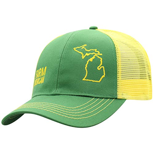 John Deere Farm State Pride Cap-Green and Yellow-Michigan