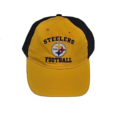 47 Pittsburgh Steelers 2 Tone Basic Clean Up Adjustable Cap - NFL Relaxed Fit Dad Baseball Hat