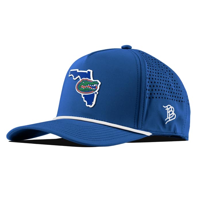 Branded Bills Officially Licensed x Florida Gators Royal 5-Panel Gator State PVC