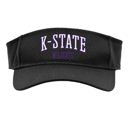 Kansas State Wildcats | Official NCAA University | RYLKSU07 Sport Sun Visor, Adult, One Size, Black