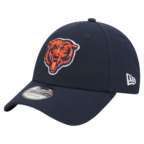 New Era Men's Navy Chicago Bears Core Team 9FORTY Adjustable Hat
