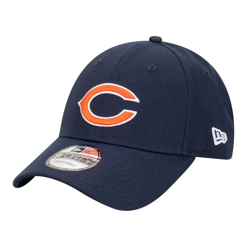New Era Men's Navy Chicago Bears Core Team 9FORTY Adjustable Hat