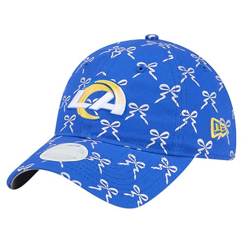 New Era Women's Royal Los Angeles Rams Ribbon 9TWENTY Adjustable Hat