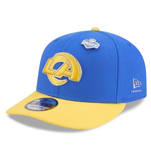 New Era Men's Royal/Gold Los Angeles Rams 2026 NFL Draft On-Stage 9FIFTY Snapback Hat