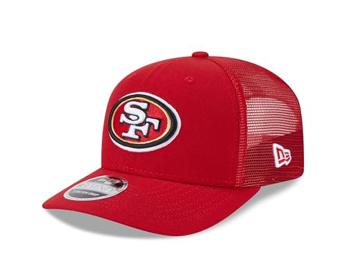 New Era Men's Scarlet San Francisco 49ers Main Trucker 9SEVENTY Stretch-Snap Hat