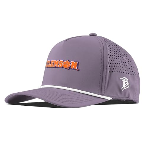Branded Bills Officially Licensed x Clemson Tigers Purple 5-Panel Clemson Tigers Block PVC