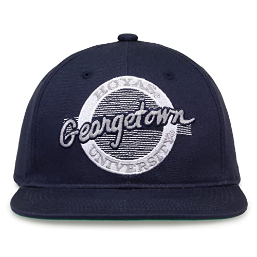 The Game NCAA Georgetown Hoyas Retro Circle Design Hat, Adjustable, One Size