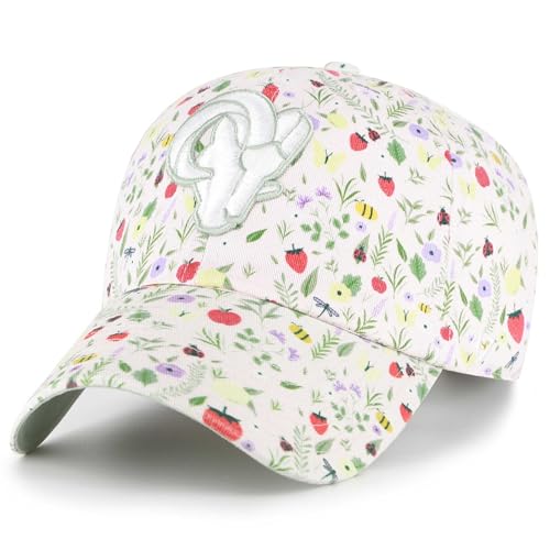 47 Women's Light Pink Los Angeles Rams Posey Clean Up Adjustable Hat