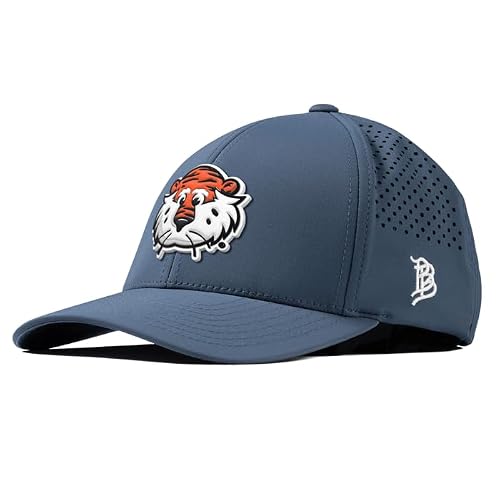 Branded Bills Officially Licensed x Auburn Tigers Navy Curved Performance Aubie The Tiger PVC