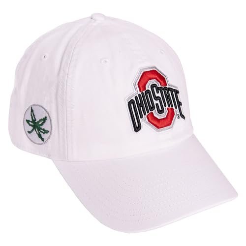 Desert Cactus The Ohio State University Embroidered Baseball Hat (S1) White