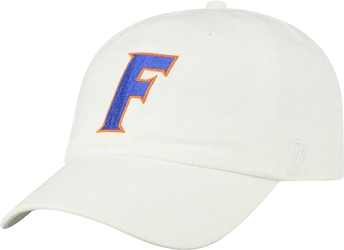 Florida Collegiate Adjustable Hats (Adjustable Hats, Florida F White)