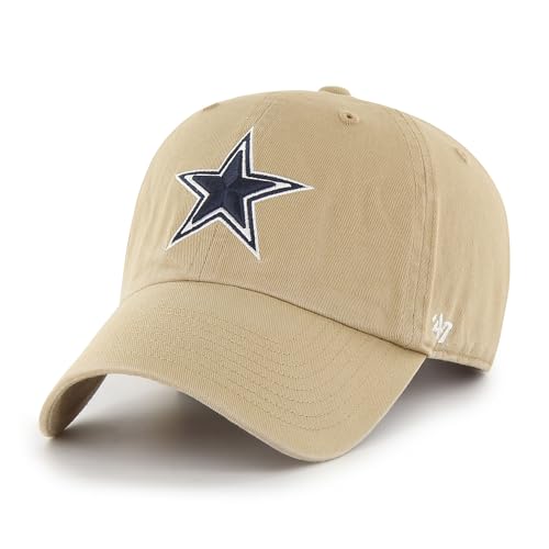 47 Men's Khaki Dallas Cowboys Secondary Clean Up Adjustable Hat