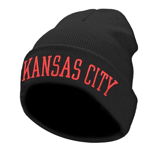JZYEGSW Football Winter Hat for Men Women Cities Beanie Knit Cuffed Cap for Fans Gifts